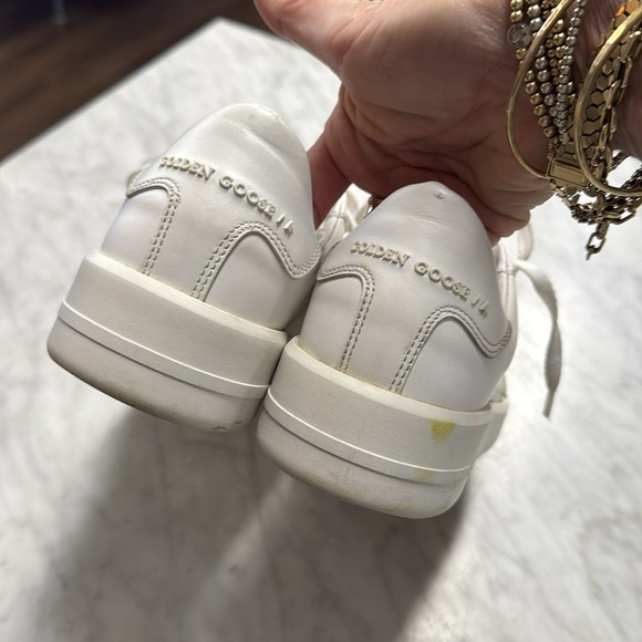 Golden Goose Pure-Star White Bio-Based Star and Heel Tab Sneakers Size 39 - Picture 9 of 14